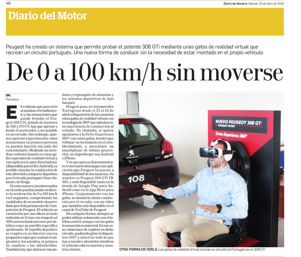 Diario del Motor Noticia Peugeot Autmóviles Torregrosa